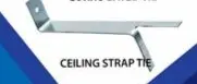 Ceiling strap tie