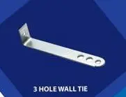 3 Hole wall tie